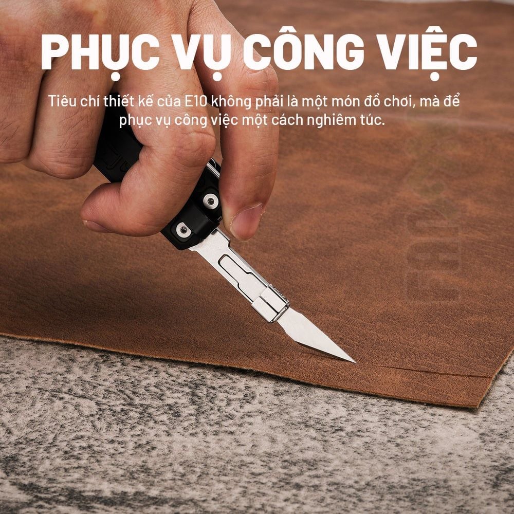 Nextool E10 (E1 upgraded) dụng cụ dao xếp EDC đa năng 11 chức năng