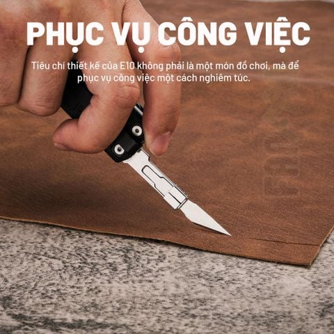 Nextool E10 (E1 upgraded) dụng cụ dao xếp EDC đa năng 11 chức năng