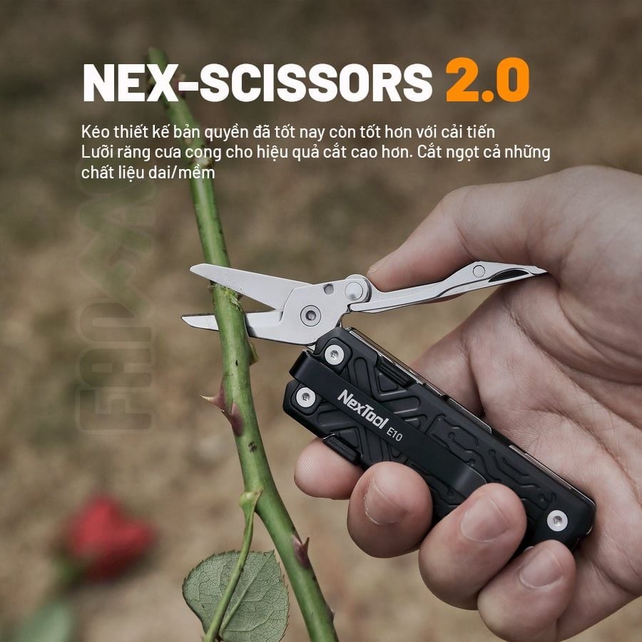 Nextool E10 (E1 upgraded) dụng cụ dao xếp EDC đa năng 11 chức năng