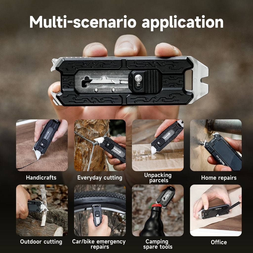Nextool E20 Explorer dao rọc cáp, khui thùng EDC 9 chức năng
