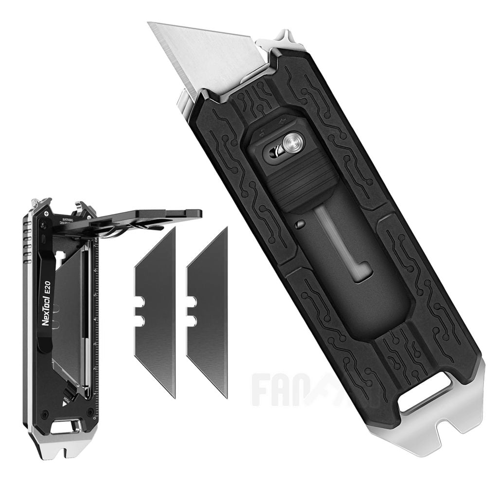 Nextool E20 Explorer dao rọc cáp, khui thùng EDC 9 chức năng