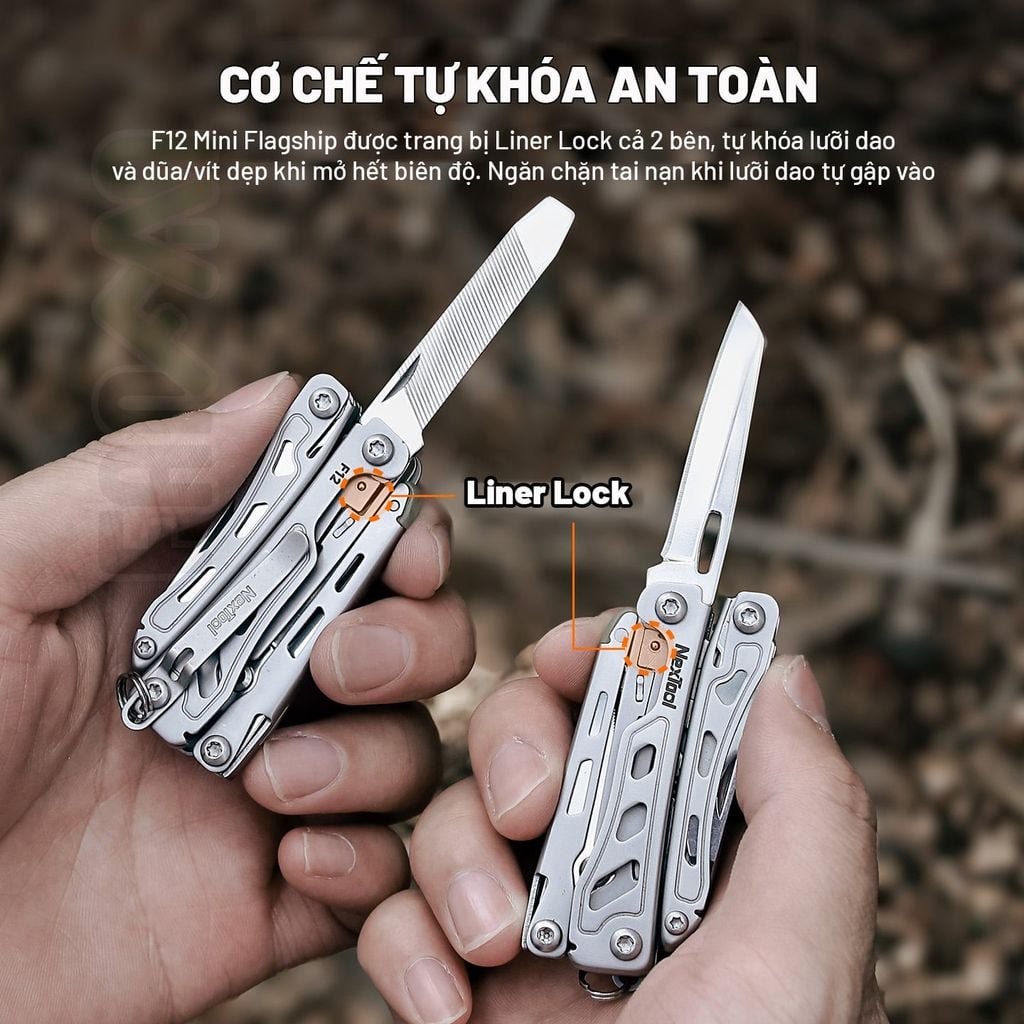 Nextool F12 Mini Flagship dụng cụ EDC đa năng móc khóa bỏ túi siêu nhỏ gọn