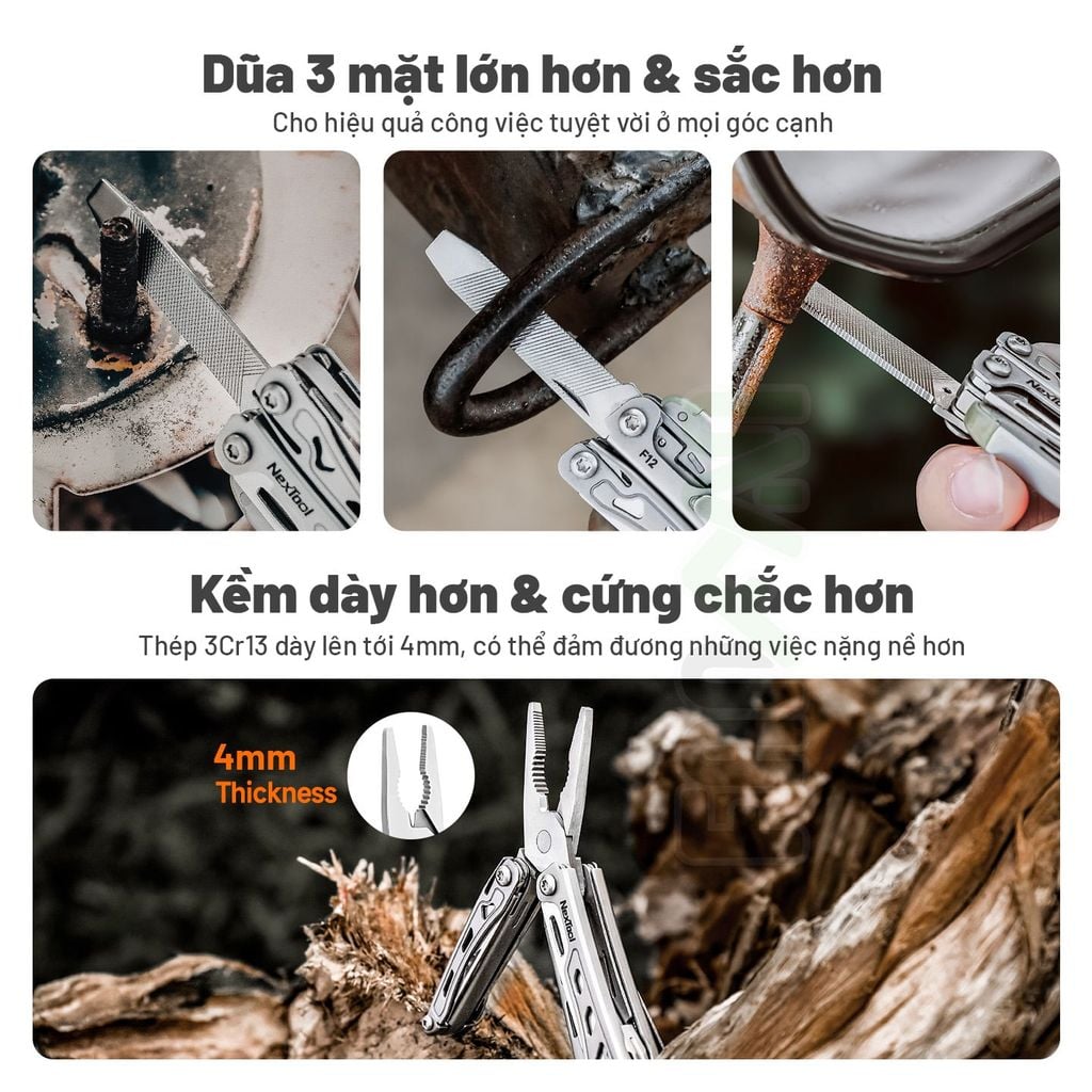 Nextool F12 Mini Flagship dụng cụ EDC đa năng móc khóa bỏ túi siêu nhỏ gọn