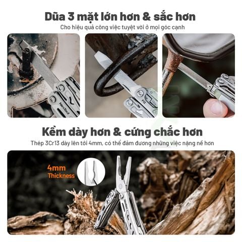 Nextool F12 Mini Flagship dụng cụ EDC đa năng móc khóa bỏ túi siêu nhỏ gọn