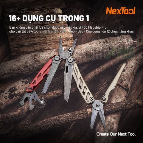 Nextool Flagship Pro/F30/Max dụng cụ đa năng hạng nặng 16 tools