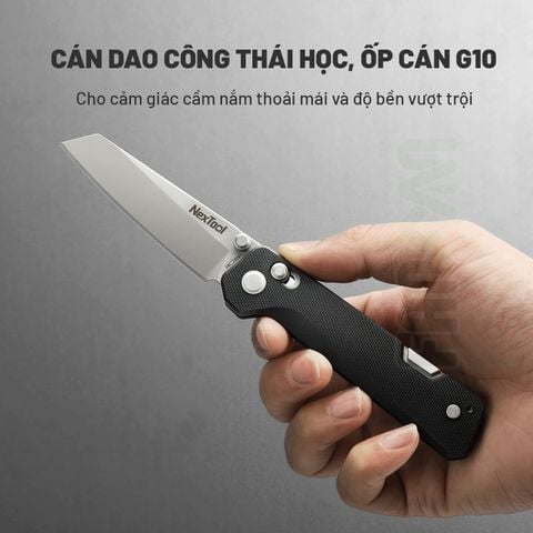 Nextool K40 dao xếp EDC 5 chức năng thép Sandvik, ốp G10, Axis Lock