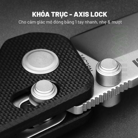 Nextool K40 dao xếp EDC 5 chức năng thép Sandvik, ốp G10, Axis Lock