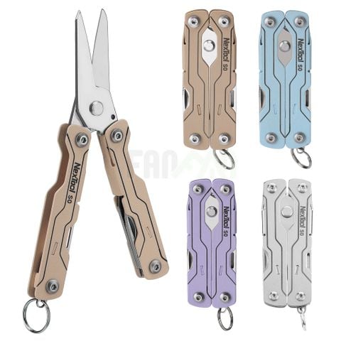 Nextool S0 Micro Sailor kéo EDC xếp gọn móc khóa 8 chức năng