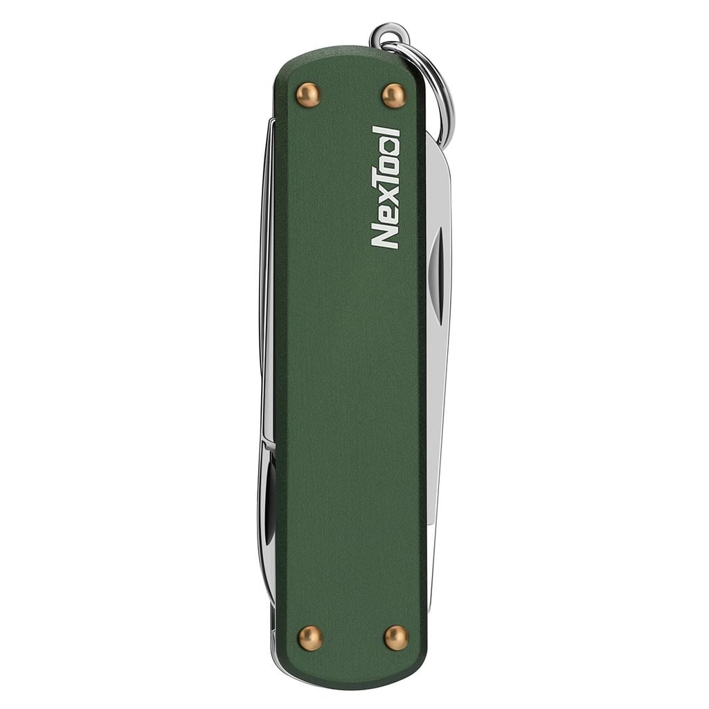 Nextool Mini Pocket Knife dao xếp đa năng bỏ túi móc khóa 4 chức năng, ốp nhôm
