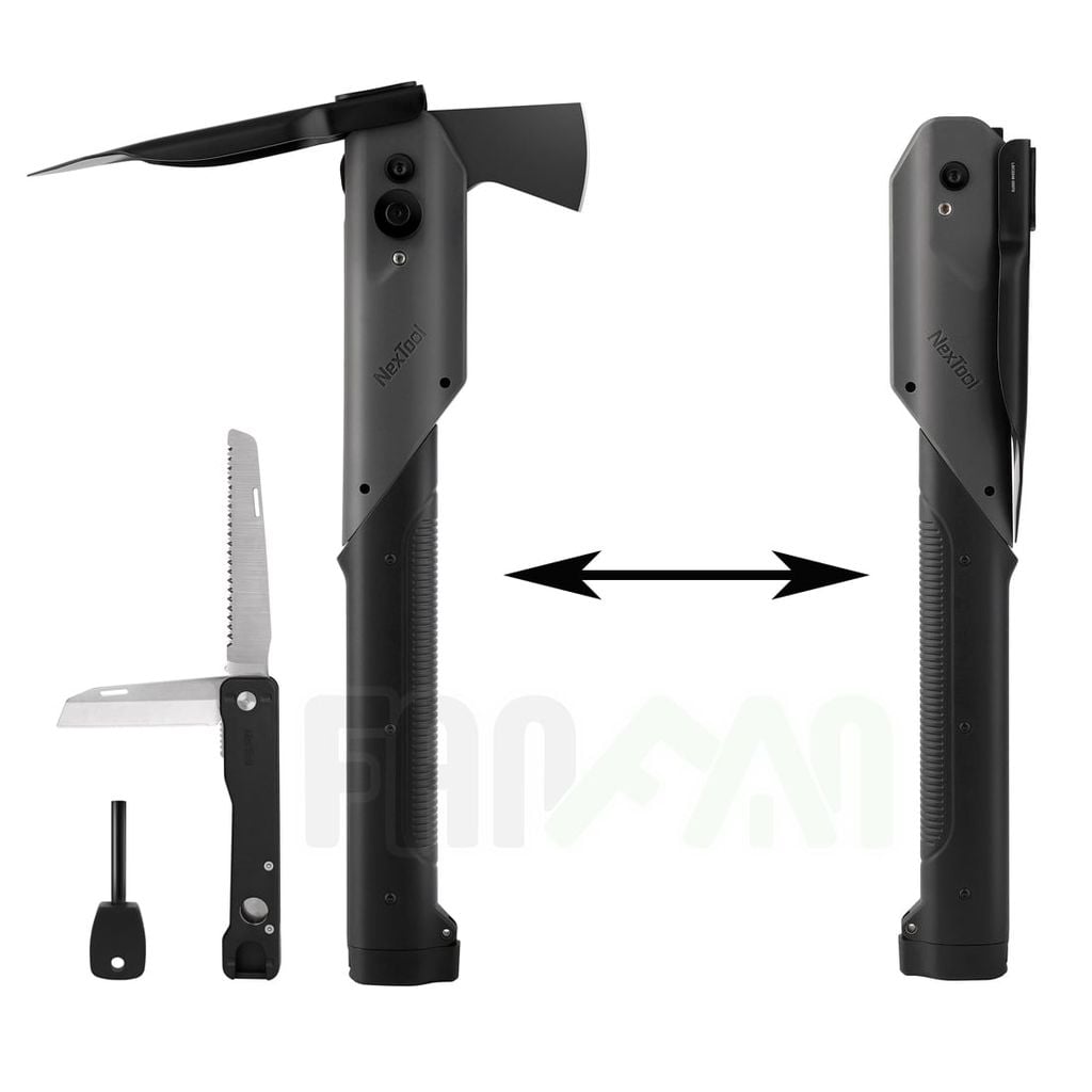 Nextool Thunder Shovel 2.0 xẻng, cuốc, rìu sinh tồn đa năng xếp gọn