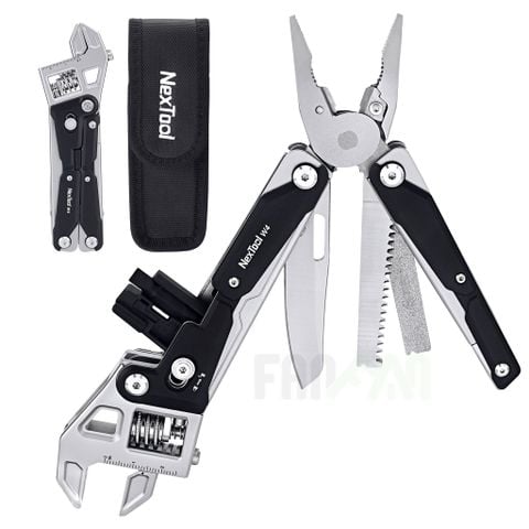 Nextool W40 Walker Cờ Lê mỏ lết Ratchet kiêm kềm, dao, 13 chức năng