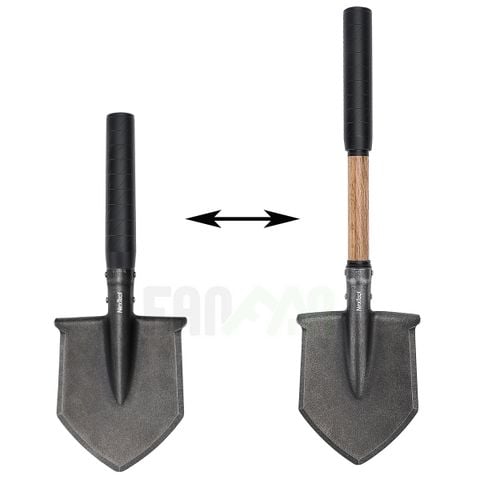 Nextool Retractable Shovel NE20396 xẻng Camping rút gọn cán gỗ
