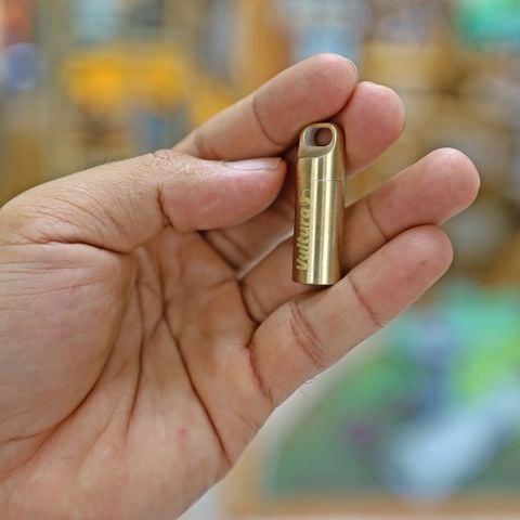 Nhộng chống nước EDC đồng thau đựng thuốc & vật dụng sinh tồn Vultura CS2601
