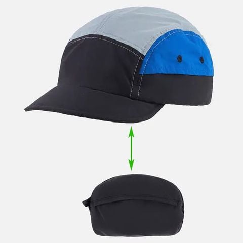 Mũ Vành Ngắn Gập Gọn Phối Màu Vải Taslan - ACPU24001