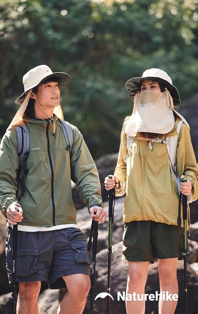 Nón rộng vành kèm khẩu trang&che gáy tháo rời Naturehike CYY2521FS014