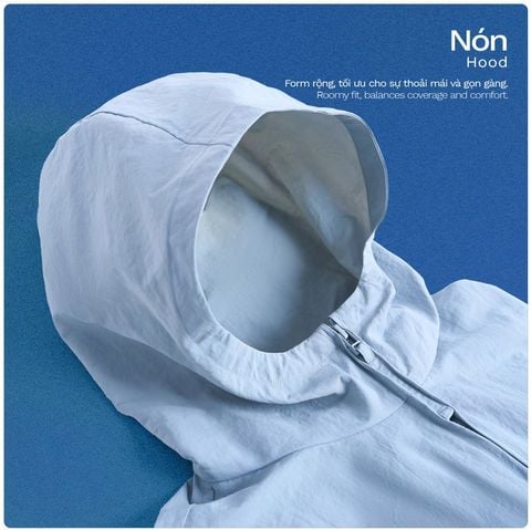 Áo Khoác Đa Năng Có Mũ Vải Taslan - OCJM24002