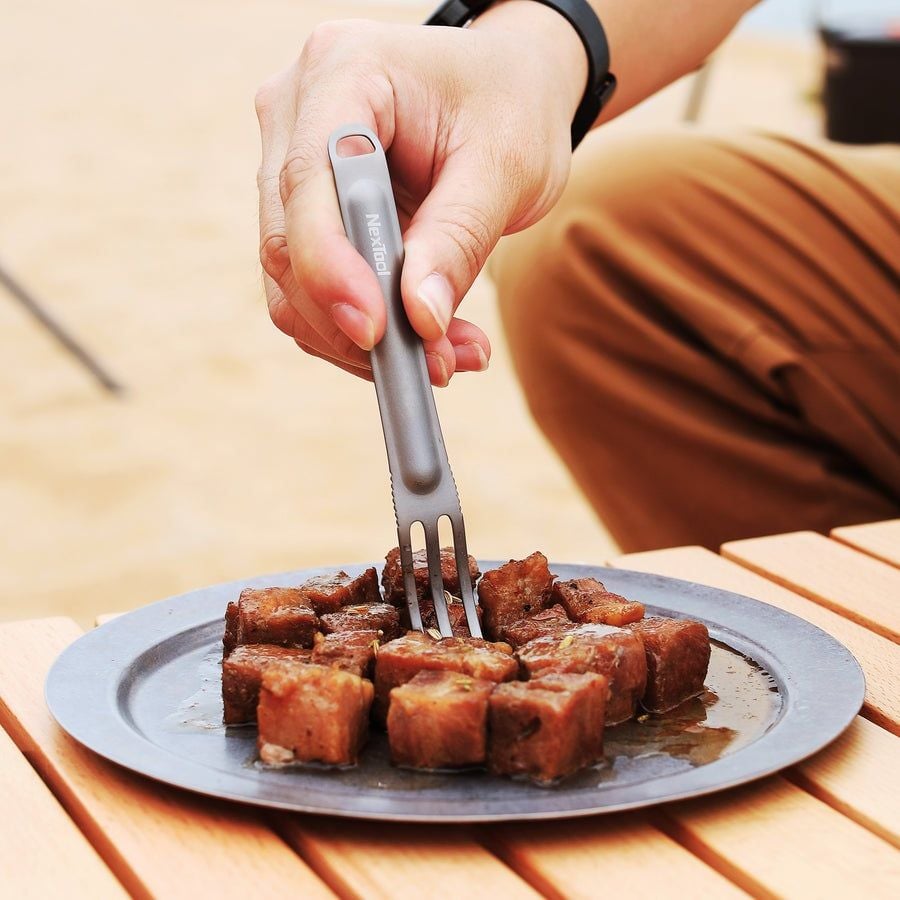 Nextool Tableware set bộ muỗng & nĩa dã ngoại xếp lồng vào nhau