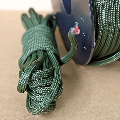 Cuộn 50m dây dù Paracord 550 sinh tồn 12 lõi kèm cước câu & bấc Vultura RO2601