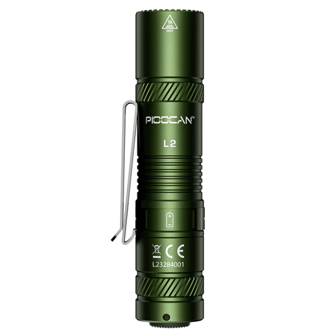 Pioocan L2 đèn pin EDC nhỏ gọn 750Lumens pin 14500 tương thích 1 viên AA