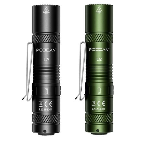 Pioocan L2 đèn pin EDC nhỏ gọn 750Lumens pin 14500 tương thích 1 viên AA