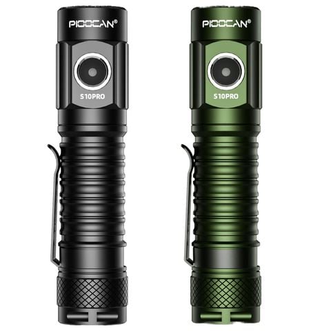 Pioocan S10Pro by Wuben Đèn pin dã ngoại siêu sáng 1800Lumens pin 18650