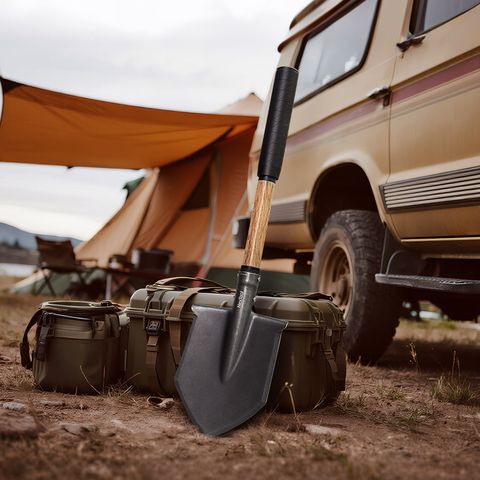 Nextool Retractable Shovel NE20396 xẻng Camping rút gọn cán gỗ