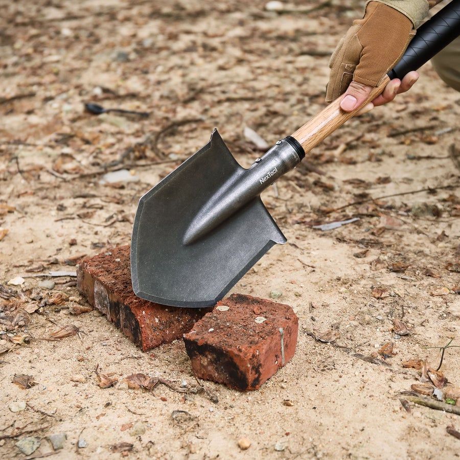 Nextool Retractable Shovel NE20396 xẻng Camping rút gọn cán gỗ