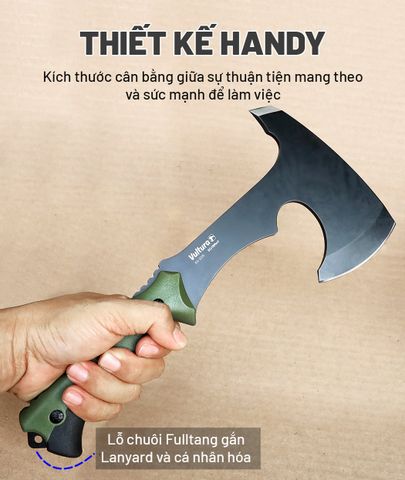 Rìu sinh tồn dã ngoại Vultura AX3015
