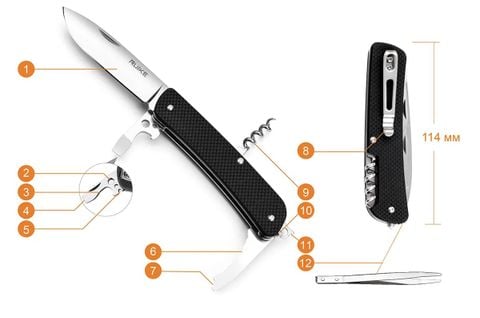 Ruike L21 Dao xếp 12 chức năng cỡ lớn