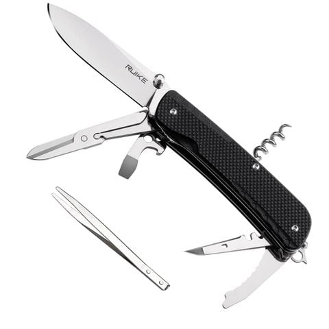 Ruike LD31 Dao xếp kèm kéo 18 chức năng có khóa lưỡi