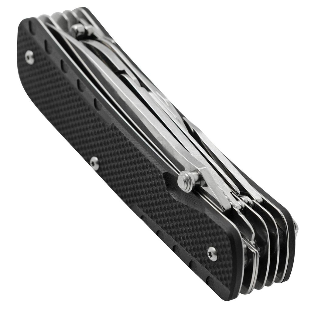 Ruike LD41 Dao xếp kèm Kềm-Kéo 22 chức năng có khóa lưỡi