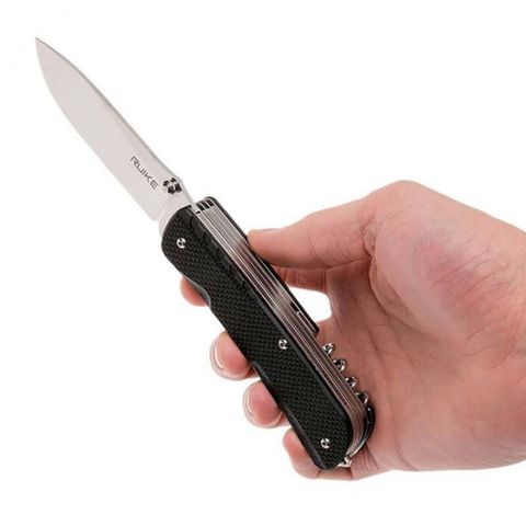 Ruike LD42 Dao xếp kèm Cưa-Kéo 19 chức năng có khóa lưỡi