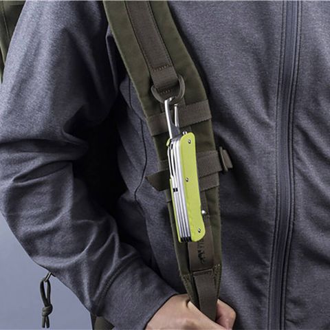Ruike LD43 Dao xếp cứu hộ kèm Cưa-lưỡi cắt Seatbelt 15 chức năng có khóa lưỡi