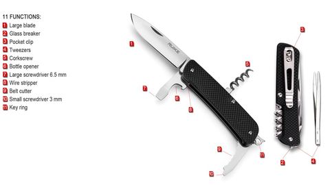 Ruike M21 Dao xếp 11 chức năng bỏ túi