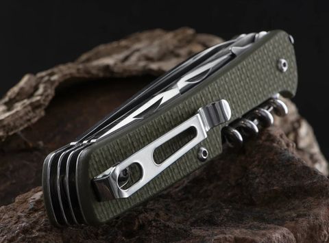 Ruike M32 Dao xếp kèm cưa 15 chức năng bỏ túi