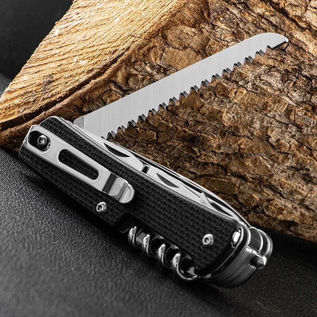 Ruike M42 Dao xếp kèm cưa-kéo 16 chức năng bỏ túi