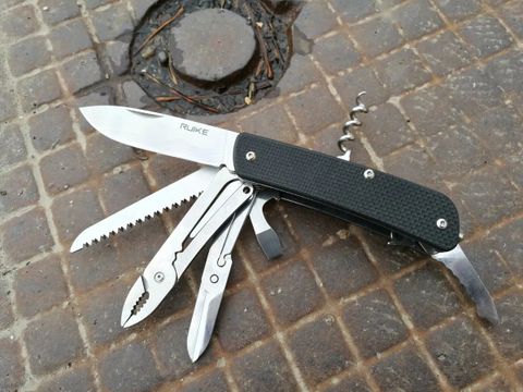 Ruike M51 Dao xếp kèm Kìm-cưa-kéo 19 chức năng bỏ túi