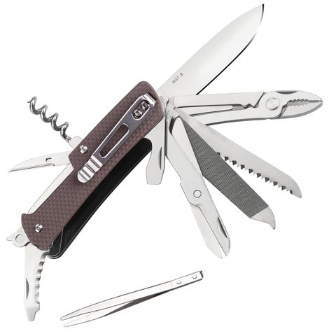 Ruike M61 Dao xếp kèm kìm-cưa-kéo-dũa 21 chức năng bỏ túi