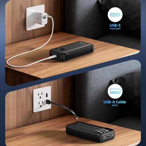 Pin sạc dự phòng Innostyle MultiCharge Go 20,000mAh kèm 4 đầu cáp