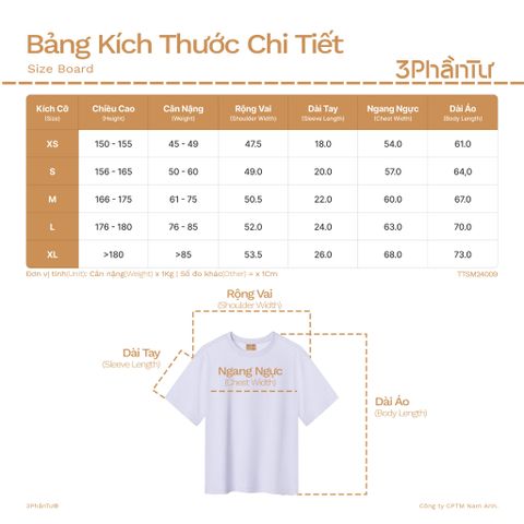 Áo Thun Dáng Boxy Thấm Hút Khô Nhanh - TTSM24009
