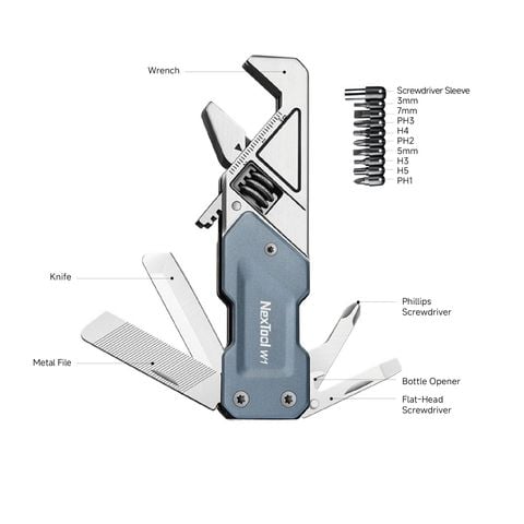Nextool W1 cờ lê mỏ lết đa năng nhỏ gọn 6 chức năng, không kềm