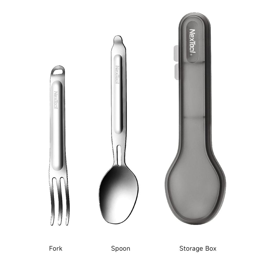 Nextool Tableware set bộ muỗng & nĩa dã ngoại xếp lồng vào nhau