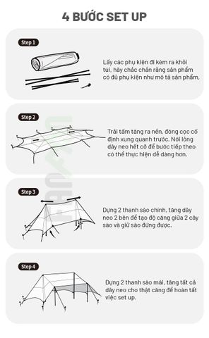 Lều trung tâm (lều tăng) cho 10-20 người BLACKDOG CBD2450WS046