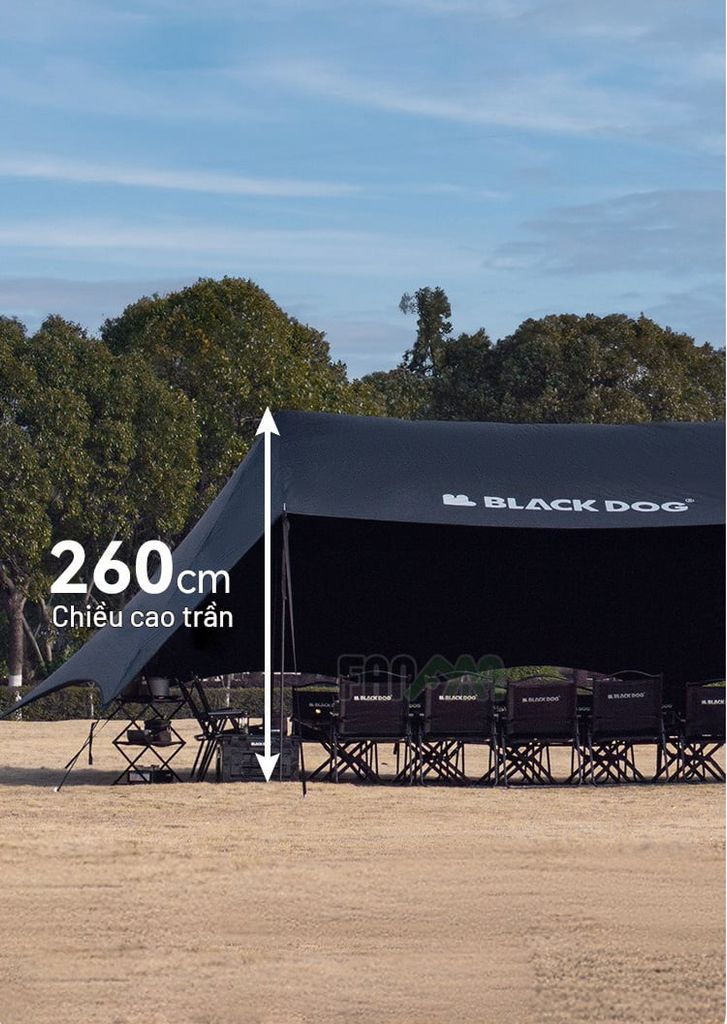 Lều trung tâm (lều tăng) cho 10-20 người BLACKDOG CBD2450WS046