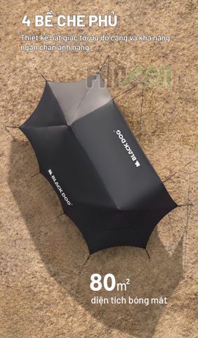 Lều trung tâm (lều tăng) cho 10-20 người BLACKDOG CBD2450WS046
