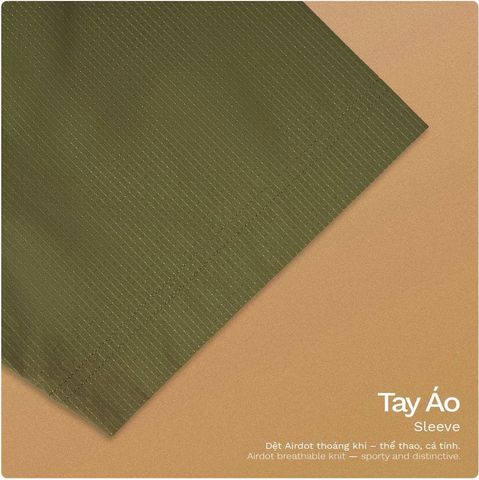 Áo Thun Phối Rã Vải Airdot Thoáng Khí - TTSM25011