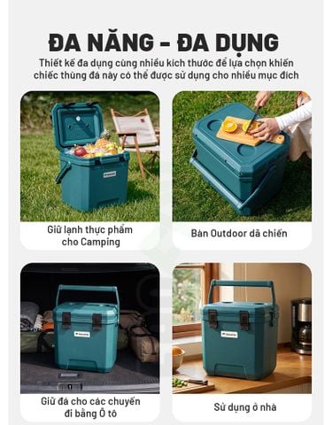 Thùng đá giữ lạnh Naturehike Whales-Pro CNK2650CF012