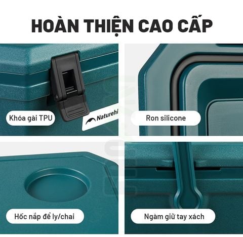 Thùng đá giữ lạnh Naturehike Whales-Pro CNK2650CF012