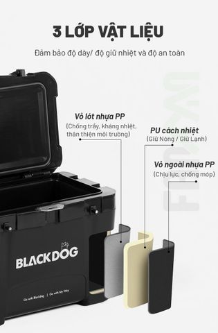 Thùng giữ lạnh dã ngoại 26L Blackdog BD-BWX003