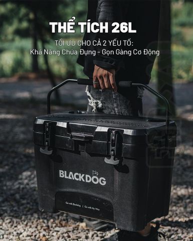 Thùng giữ lạnh dã ngoại 26L Blackdog BD-BWX003